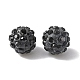 Handgemachte Fimo-Perlen Strass&nbsp;LS-CLAY-WH0010-01B-2