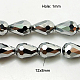 Electroplate Glass Beads Strands EGLA-D017-12x8mm-5-1