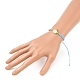 Adjustable Nylon Thread Braided Bead Bracelets BJEW-JB05545-03-4