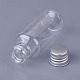 30ml透明ペットプラスチック空ボトル  アルミネジ蓋付き  ポータブル化粧品容器  ローション用  クリーム  透明  7.8x2.95cm  容量：30ml（1.01液量オンス） MRMJ-WH0037-04A-2