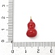 Подвески из латуни и эмали в виде тыквы KK-G526-20G-02-3