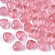 Perles de verre peintes par pulvérisation transparent GLAA-N035-02-A03-1