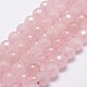 Chapelets de perles en quartz rose naturel X-G-D840-21-8mm-1
