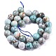 Chapelets de perles en chrysocolle naturelle G-R477-12mm-2