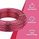 BENECREAT 15 Gauge(1.5mm) Aluminum Wire 328 Feet(100m) Bendable Metal Sculpting Wire for Beading Jewelry Making Art and Craft Project AW-BC0007-1.5mm-03-5