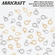ARRICRAFT 60Pcs 6 Styles 304 Stainless Steel Tube Bails STAS-AR0001-27-4