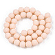 Opache perle di vetro fili GLAA-T032-P10mm-MD09-2