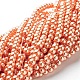 Chapelets de perles en verre nacré HY-4D-B36-2