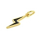 Подвески из латуни с эмалью в стойку KK-U021-16B-G-2