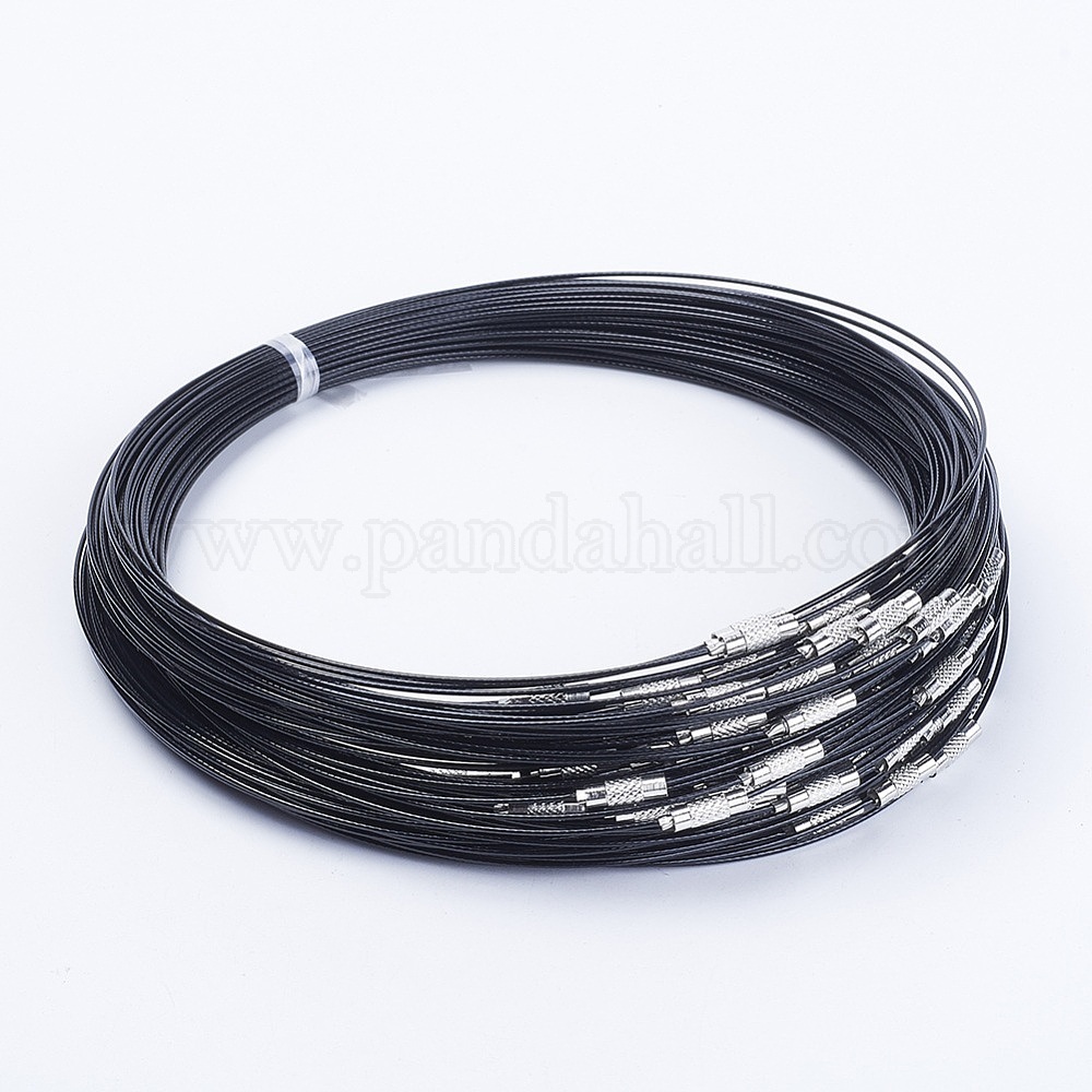 Lot De 6 Cordons En Acier Inoxydable 2mm X 30cm Avec 12 Porte-clés - Marque Zaplyte, Neuf, Anti-rayures