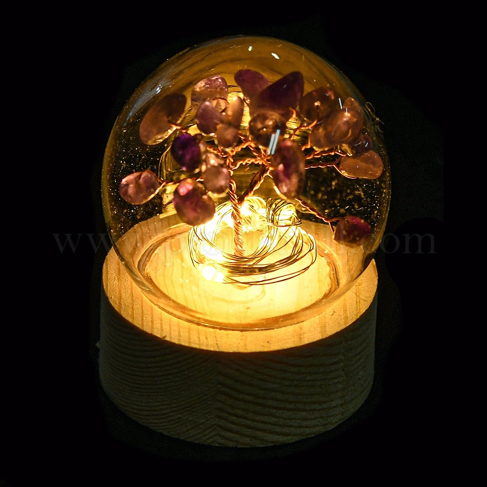 Wholesale LED Glass Crystal Ball Ornament