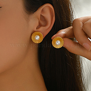Стильные серьги-гвоздики из нержавеющей стали BF9813-2