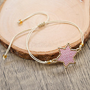 Стекло бисер ссылаются браслеты PF8535-4