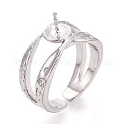 Настройки латунных манжетных колец KK-T076-39G