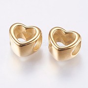 Европейские бусины из нержавеющей стали 304 STAS-I069-15G