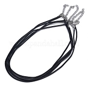 Воском хлопка ожерелье шнура материалы MAK-S032-2mm-101
