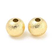 Brass Textured Beads KK-P258-05B-G