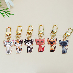 48шт 6 стиля подвески из сплава с эмалью&nbsp;ENAM-DR0001-04