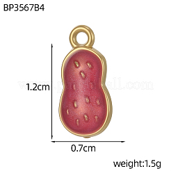Подвески из нержавеющей стали 304 с эмалью&nbsp;STAS-OY011-01G