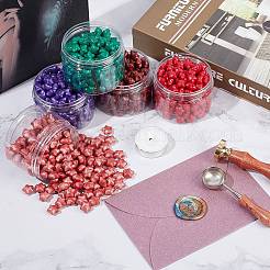 Kits de particules de cire à cacheter pour tampon de sceau rétro&nbsp;DIY-CP0003-54N