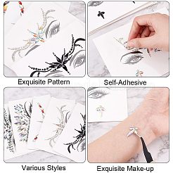 10 лист 10 стиля самоклеящиеся 3D глаза тело лицо украшения акриловые стразы наклейки&nbsp;MRMJ-OC0003-10