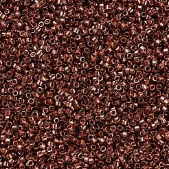 MIYUKIデリカビーズ  シリンダー  日本製シードビーズ  11/0  （db1842)デュラコート亜鉛メッキダークベリー  1.3x1.6mm  穴：0.8mm  約2000PCS /ボトル  10 G /ボトル&nbsp;SEED-JP0008-DB1842