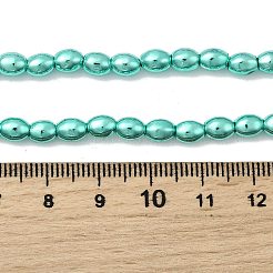 Гальванические нити из синтетических немагнитных гематитовых бусин G-H327-A01-01