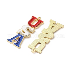 Подвески из сплава с эмалью ко дню независимости&nbsp;ENAM-I069-01G-06