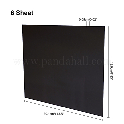 6 Blatt ABS-Kunststoffplatten&nbsp;KY-GA0001-16B