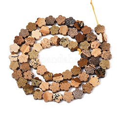 Естественного изображения яшмы бисер нитей G-N257-24A-08