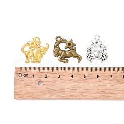 Сплавочные сеттинги для кулона (стразы) PALLOY-WH0077-19-M