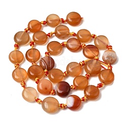 Натуральный красный агат бисер нитей&nbsp;G-H342-A02-03