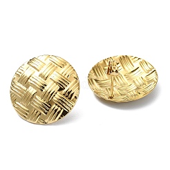 Серьги-гвоздики из нержавеющей стали 201 с ионным покрытием (IP)&nbsp;EJEW-K270-24G