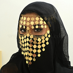 Арабский стиль металлические повязки на голову маска для лица для женщин KC5990