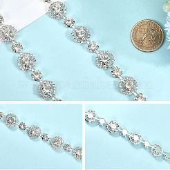 1 ярд цепочек со стразами&nbsp;DIY-GF0011-41B