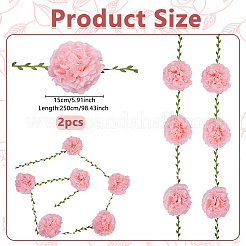 2 guirlande en papier pour décorations de fête&nbsp;AJEW-WH0752-354A