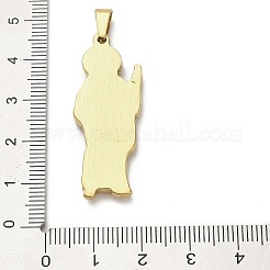 Pendentifs en acier inoxydable 304&nbsp;STAS-Q343-05A-G