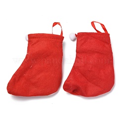Calza di natale appesa in stoffa&nbsp;HJEW-B003-13