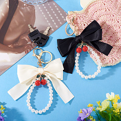 2 шт. 2-цветные брелки из полиэстера&nbsp;KEYC-TA0001-52B