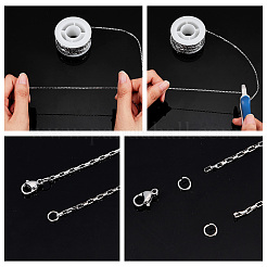 Наборы для самостоятельного изготовления браслета-цепочки и ожерелья DIY-SC0020-21P