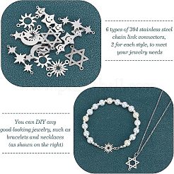 12 шт. 6 соединителя из нержавеющей стали 304 STAS-FH0001-46