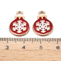 Рождественские эмали сплава подвески X-ENAM-D047-17G-03