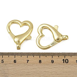 Сердце латуни омаров коготь застежками KK-I358-018G