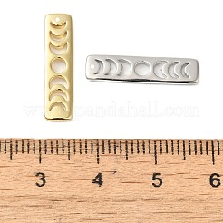 16 шт. 2-х цветные латунные подвески с фазами Луны&nbsp;KK-BBC0004-44