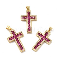 Поперечные латунные микро проложить кубического циркония подвески&nbsp;KK-G419-18G