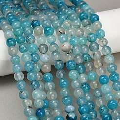 Природный агат бисер нитей G-J361-01-8mm