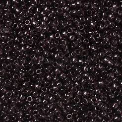 TOHOラウンドシードビーズ  日本製シードビーズ  （6c）透明なアメジスト  15/0  1.5mm  穴：0.7mm  約3000PCS /ボトル  10 G /ボトル&nbsp;SEED-JPTR15-0006C