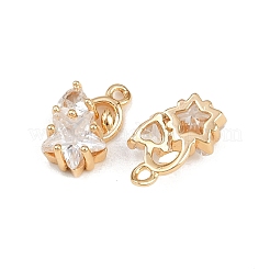 Латунные микро проложить кубического циркония подвески&nbsp;KK-C115-14G