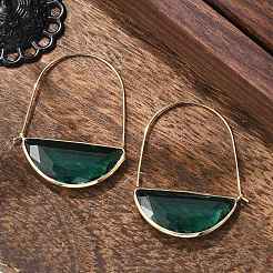 Латунные серьги обруча X-EJEW-T007-04G-01-NF