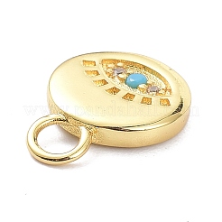 Латунные микро проложить кубического циркония подвески&nbsp;ZIRC-P085-17G